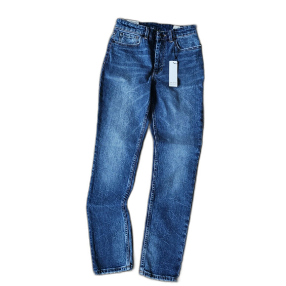 La Vie Rebecca Taylor High Rise Medium Wash Classic Denim Jeans Size 25 $195 - Picture 1 of 10